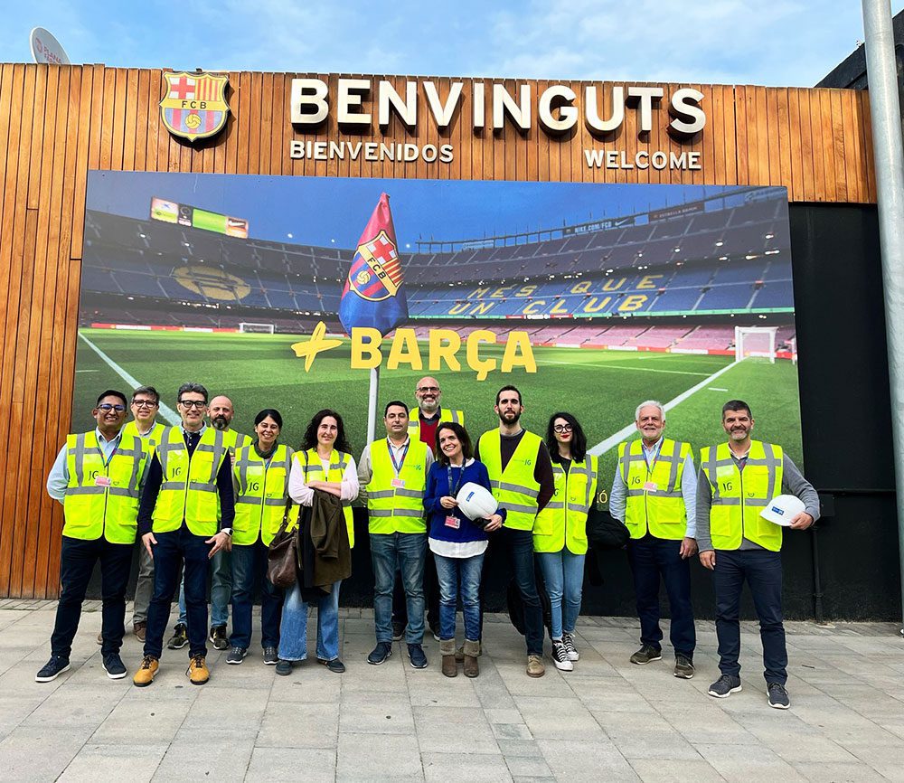 JG technical team in emblematic projects in Barcelona