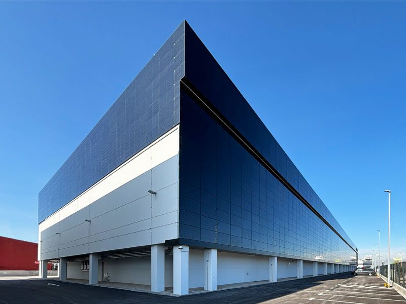 Centro de procesamiento de datos CPD Getafe Madrid, vista frontal